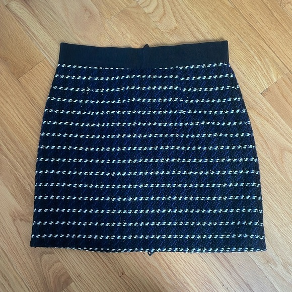 Milly black blue and white skirt size 8 - Picture 1 of 5